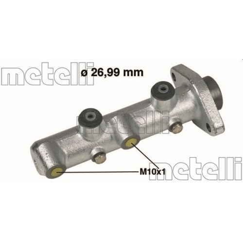 Hauptbremszylinder Metelli 05-0431 für Iveco