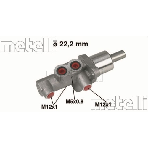 Hauptbremszylinder Metelli 05-0436 für Bmw Mini