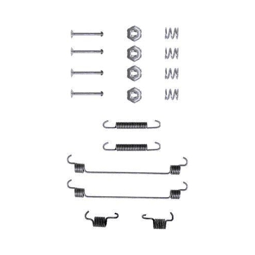 Zubehörsatz Bremsbacken Hella Pagid 8DZ 355 200-091 für Fiat Renault Hinterachse