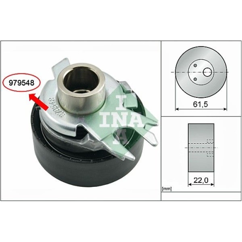 Spannrolle Zahnriemen Ina 531 0525 30 für Audi Seat Skoda VW