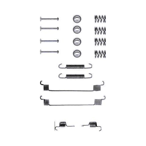 Zubehörsatz Bremsbacken Hella Pagid 8DZ 355 200-101 für Ford Peugeot Dacia