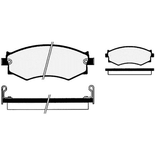 Bremsbelagsatz Scheibenbremse Raicam RA.0505.0 für Nissan Hyundai Infiniti