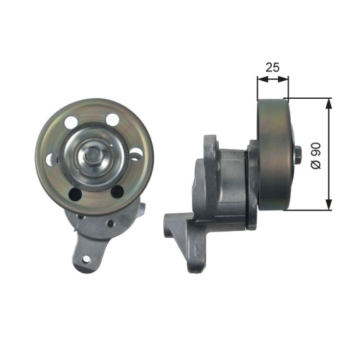 Belt Tensioner V Ribbed Belt Gates T39154 Drivealign® for Toyota