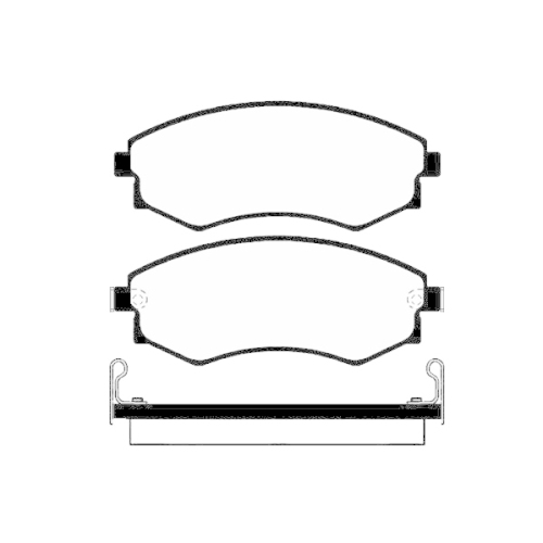 Bremsbelagsatz Scheibenbremse Raicam RA.0501.0 für Hyundai Alpine Vorderachse