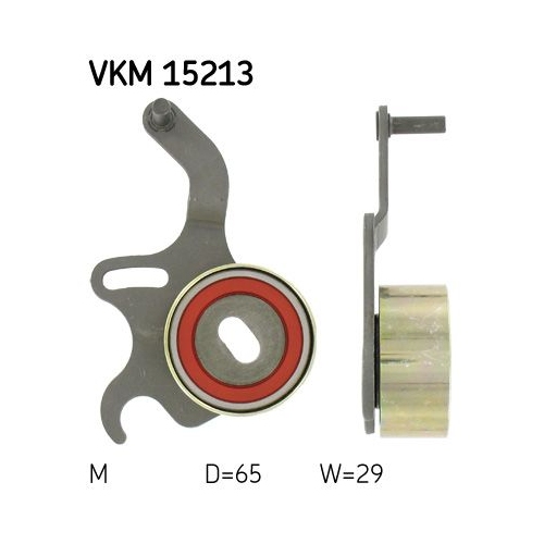 Spannrolle Zahnriemen Skf VKM 15213 für Opel Vauxhall Links Unten