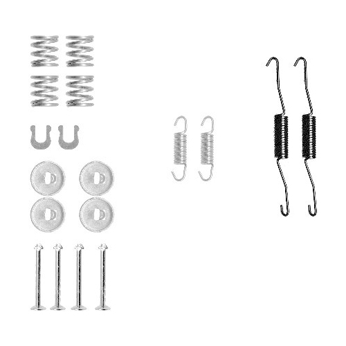 Zubehörsatz Bremsbacken Hella Pagid 8DZ 355 200-521 für Hinterachse