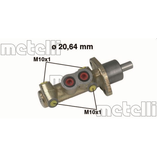 Hauptbremszylinder Metelli 05-0461 für Fiat