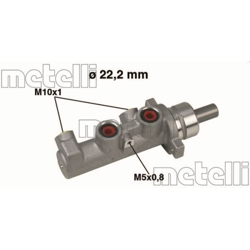 Hauptbremszylinder Metelli 05-0471 für Fiat Lancia