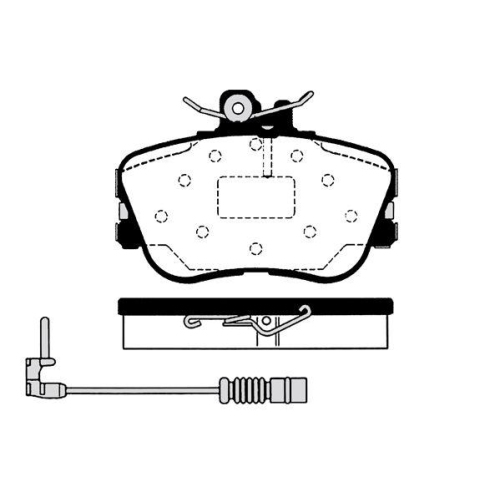 Bremsbelagsatz Scheibenbremse Raicam RA.0482.1 für Mercedes Benz Mercedes Benz