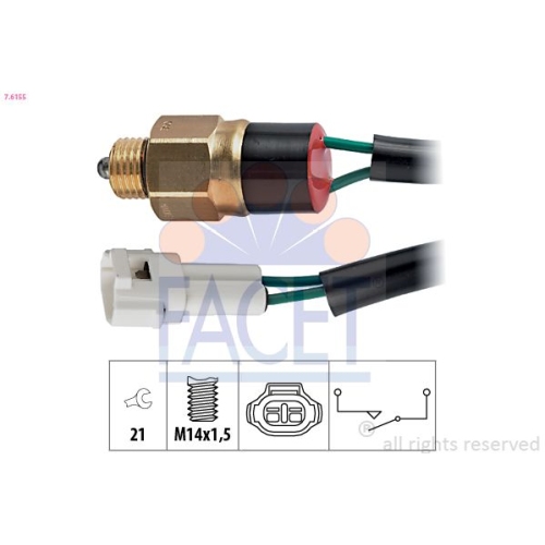 Schalter Rückfahrleuchte Facet 7.6155 Made In Italy - Oe Equivalent für Suzuki