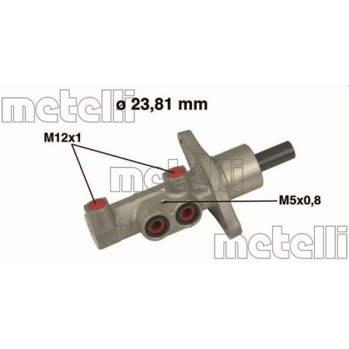 Hauptbremszylinder Metelli 05-0475 für Ford Volvo