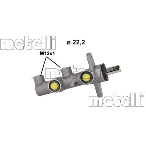 Hauptbremszylinder Metelli 05-1207 für Honda