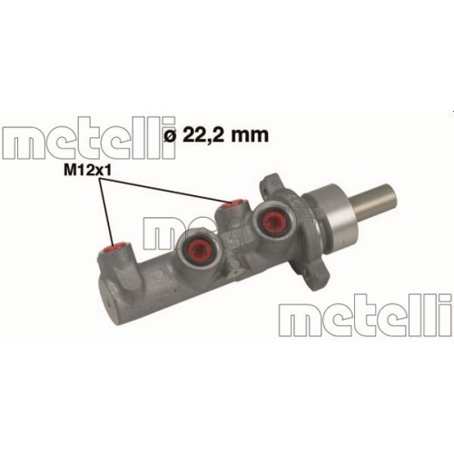 Hauptbremszylinder Metelli 05-0483 für Fiat Lancia