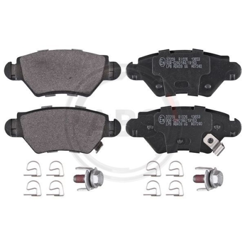 Brake Pad Set Disc Brake A.b.s. 37059 for Opel Vauxhall Rear Axle