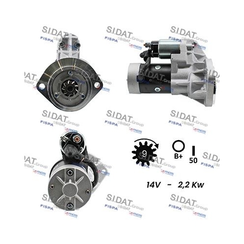 Starter Sidat S12HT0038A2 für Nissan Hitachi