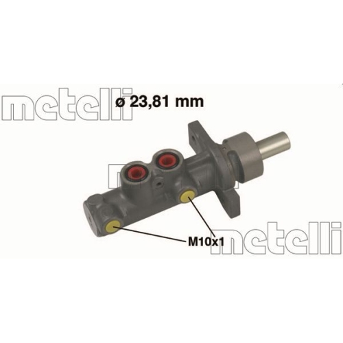 Hauptbremszylinder Metelli 05-0486 für Ford