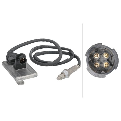 Nox Sensor Nox Katalysator Hella 6PN 358 186-091 für Scania Ika