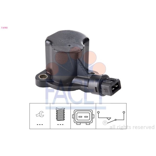 Schalter Rückfahrleuchte Facet 7.6193 Made In Italy - Oe Equivalent für Audi VW