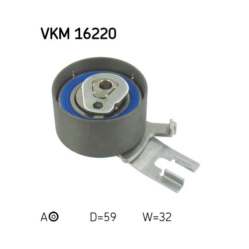 Spannrolle Zahnriemen Skf VKM 16220 für Volvo Links