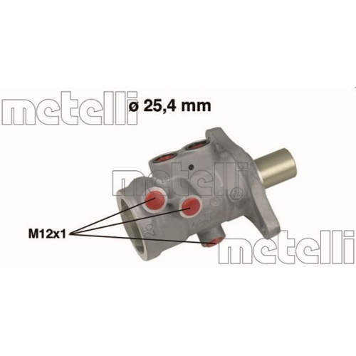 Hauptbremszylinder Metelli 05-0555 für Renault