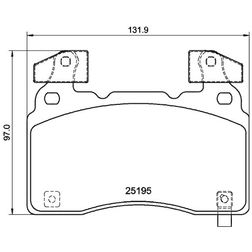 Bremsbelagsatz Scheibenbremse Brembo P10064 Prime Line für Opel Vauxhall Tesla