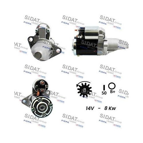 Starter Sidat S12MH0274A2 für Mitsubishi