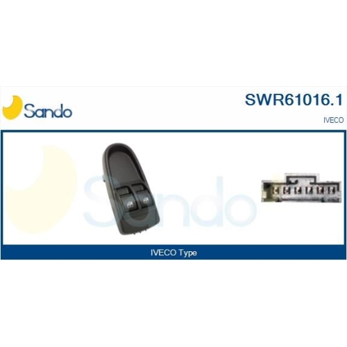 Schalter Fensterheber Sando SWR61016.1 für Iveco