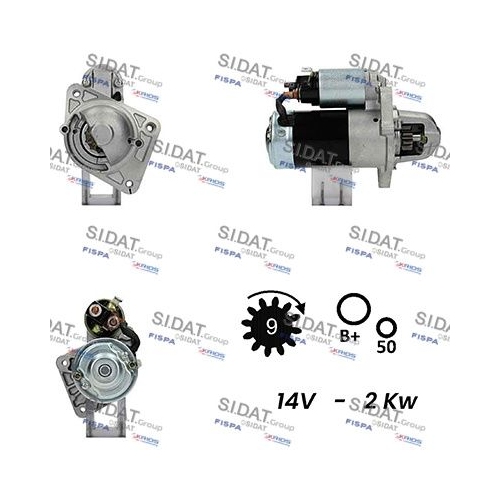 Starter Sidat S12MH0329A2 für Mitsubishi