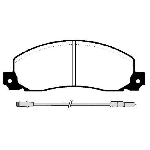 Bremsbelagsatz Scheibenbremse Raicam RA.0329.0 für Opel Vauxhall Vorderachse