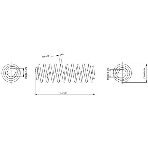 Fahrwerksfeder Monroe SE0042 Monroe Springs für Audi VW Vorderachse