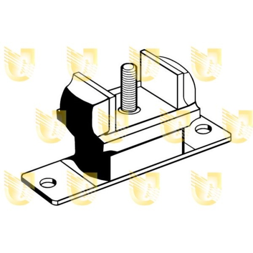 Lagerung Motor Unigom 395098 für Fiat Vorne