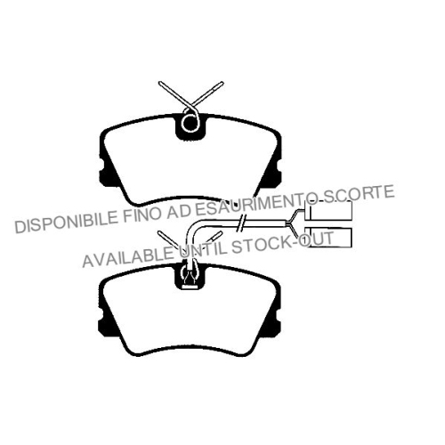 Bremsbelagsatz Scheibenbremse Raicam RA.0338.0 für Alfa Romeo Vorderachse