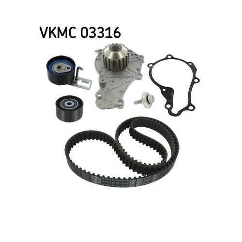 Wasserpumpe + Zahnriemensatz Skf VKMC 03316 für Alfa Romeo Citroën Fiat Ford