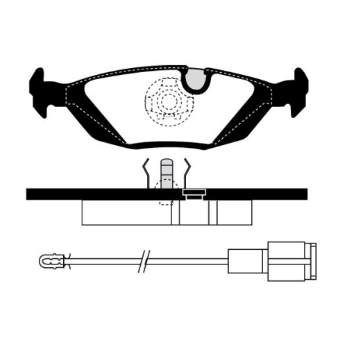 Bremsbelagsatz Scheibenbremse Raicam RA.0311.2 für Volvo Hinterachse