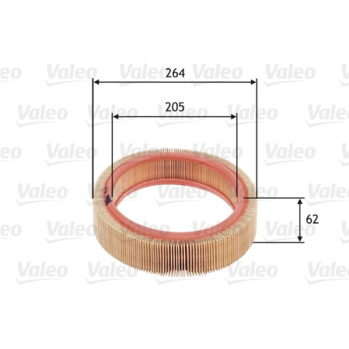 Luftfilter Valeo 585607 für Citroën Honda Renault Volvo Renault Trucks Cummins