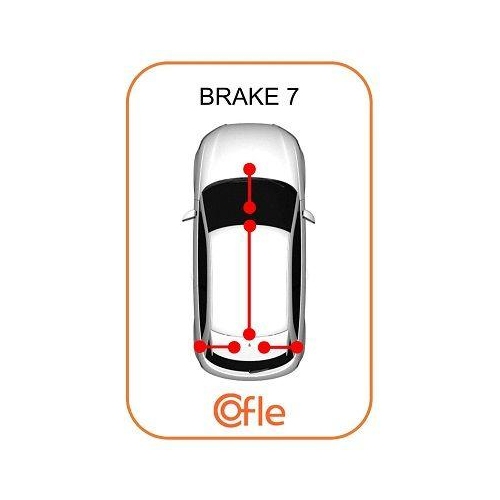 Seilzug Feststellbremse Cofle 11.5478 für Ford Hinten Rechts