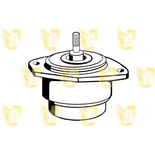 Lagerung Motor Unigom 395159 für Fiat Vorne