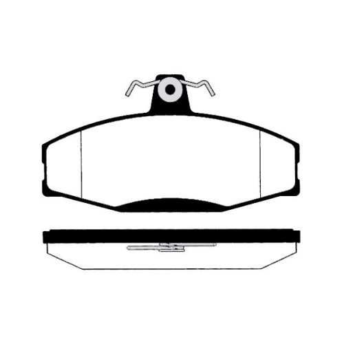 Bremsbelagsatz Scheibenbremse Raicam RA.0258.0 für Skoda VW Vorderachse