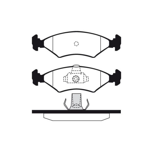 Bremsbelagsatz Scheibenbremse Raicam RA.0219.4 für Ford Tvr Vorderachse