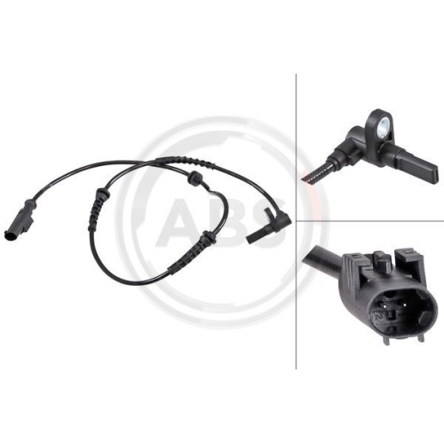 Sensor Raddrehzahl A.b.s. 31833 für Fiat Vorderachse