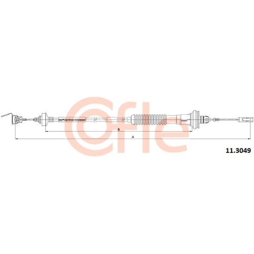 Seilzug Kupplungsbetätigung Cofle 11.3049 für Peugeot