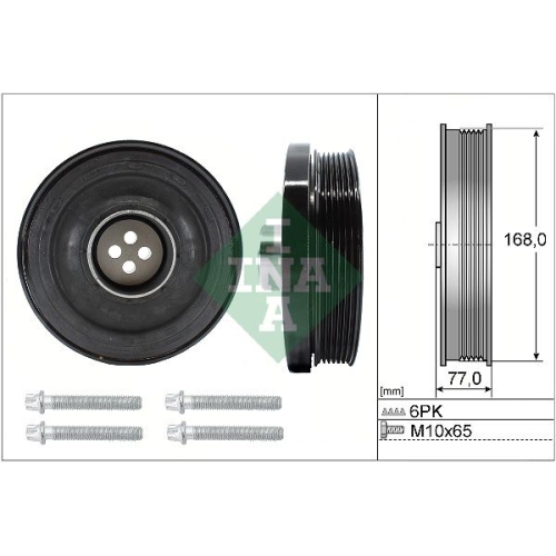 Riemenscheibensatz Kurbelwelle Ina 544 0130 20 für Bmw Mini