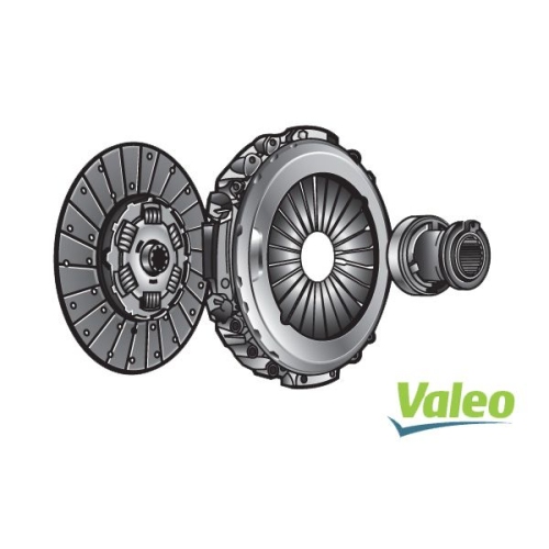 Kupplungssatz Valeo 805243 Remanufactured Kit3p für Renault Renault Trucks