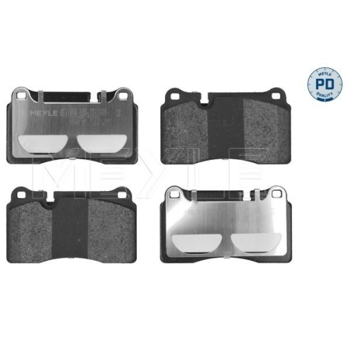 Bremsbelagsatz Scheibenbremse Meyle 0252409817PD für Audi Seat VW Cupra