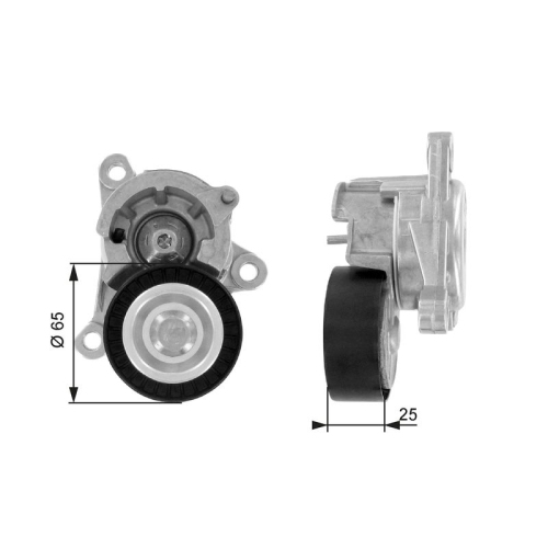 Riemenspanner Keilrippenriemen Gates T38320 Drivealign® für Citroën Peugeot