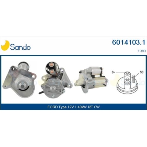 Starter Sando 6014103.1 für Ford Mazda