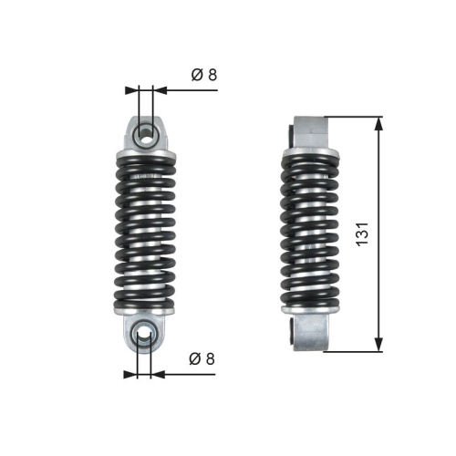 Schwingungsdämpfer Keilrippenriemen Gates T39151 Drivealign® für Mercedes Benz