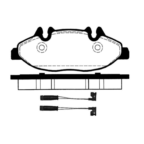 Bremsbelagsatz Scheibenbremse Raicam RA.0844.1 für Mercedes Benz Mercedes Benz