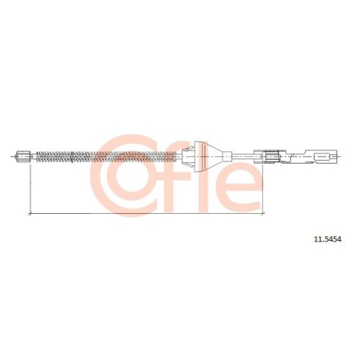 Seilzug Feststellbremse Cofle 11.5454 für Ford Mazda Hinten