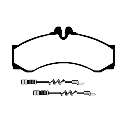 Bremsbelagsatz Scheibenbremse Raicam RA.0666.1 für Mercedes Benz Mercedes Benz